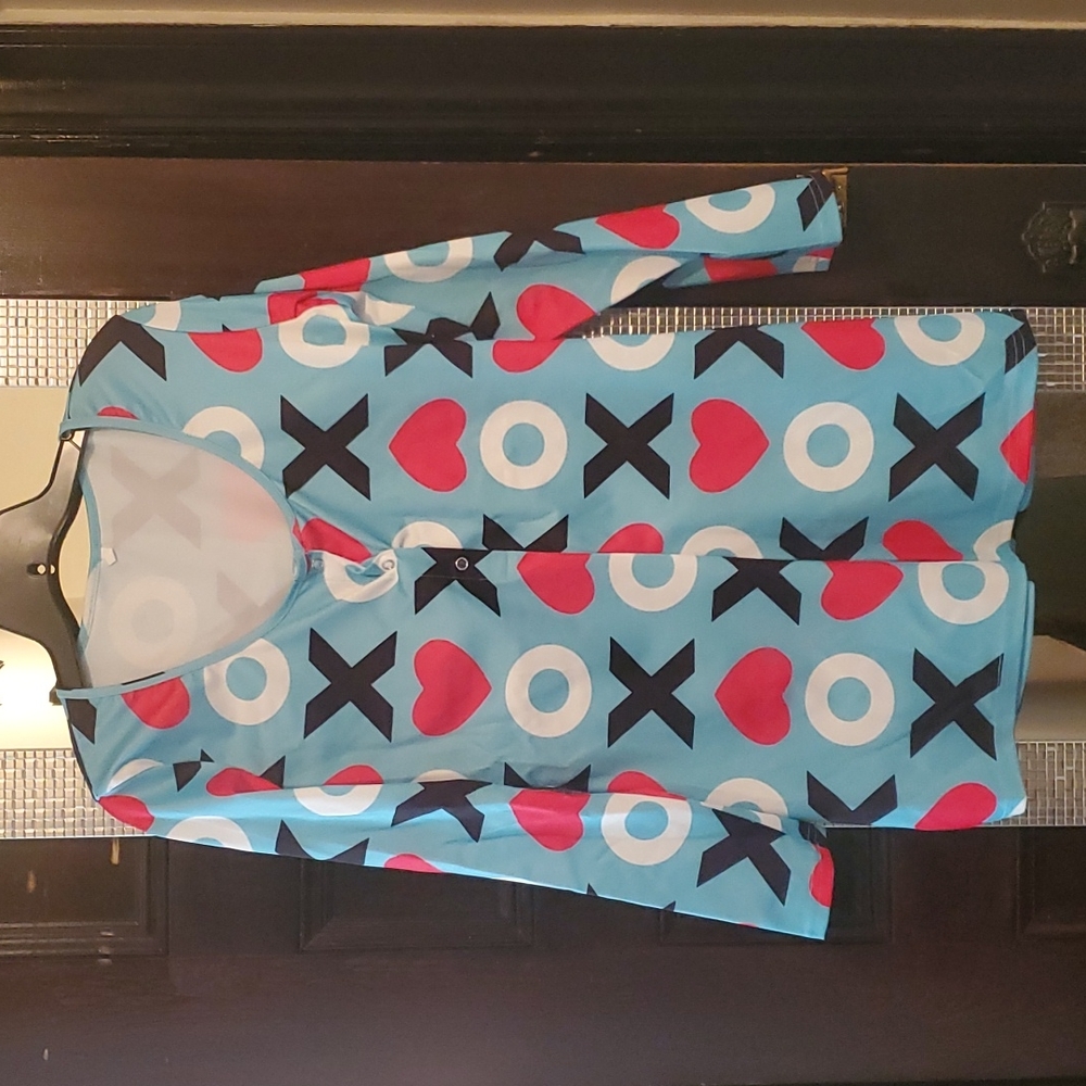 Women's XOXO Long Sleeve Romper Pajama